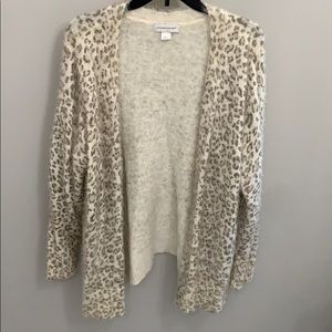 Christopher & Banks furry cardigan